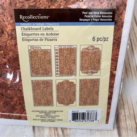 Recollections CHALKBOARD LABELS Peel and Stick Removable Labels Bundle of 3 - Picture 8 of 9